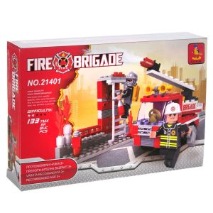 Конструктор - пожарна кола - 133 части