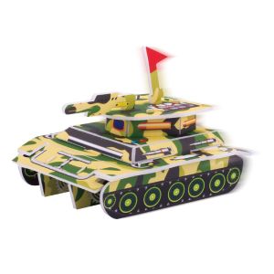 3D пъзел - военен танк - 18 части