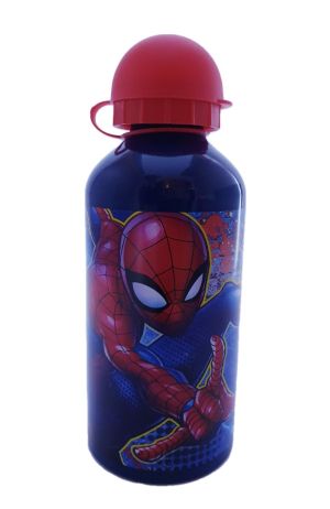 Алуминиева бутилка за вода SPIDERMAN (синя) - 500 мл.
