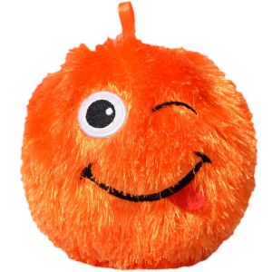 Надуваема топка - Emoji - оранжева - 15 см.