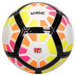 Футболна топка - жълто и оранжево - 22.6 см.