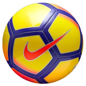 Футболна топка - NIKE - жълто и синьо - 22.6 см.