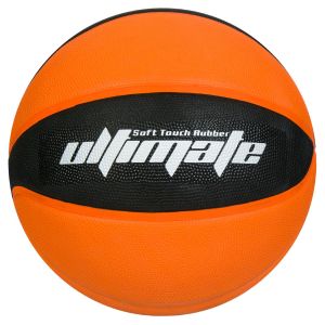 Баскетболна топка - оранжево и черно - 25 см.