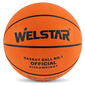 Детска баскетболна топка - оранжева - 13.5 см.