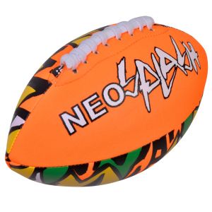 Неопренова топка за ръгби - оранжева - 14 см.