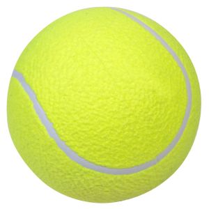 Тенис топка за плажен волейбол - жълта - 15.2 см.