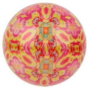 Плажна топка - цветни орнаменти - 15 см.