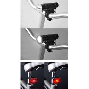 LED фенерче + фар за велосипед