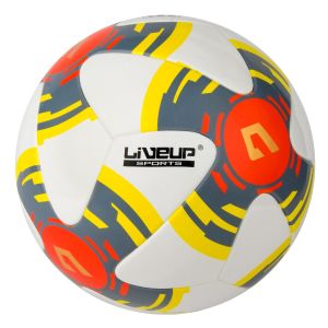 Футболна топка - жълто и оранжево - 22.6 см.