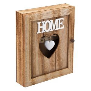 Кутия за ключове - дървена - Home - 26 х 21 см.