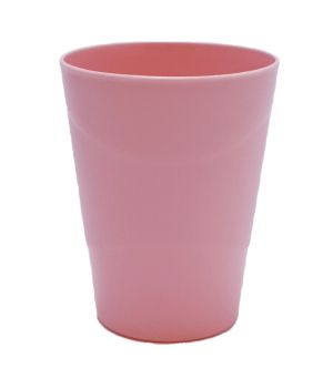 Чаша - пластмасова - розова - 300 мл.