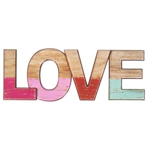 Декоративен стикер за стена - Love - цветен