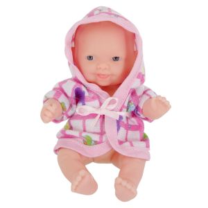 Кукла бебе - с розова хавлия