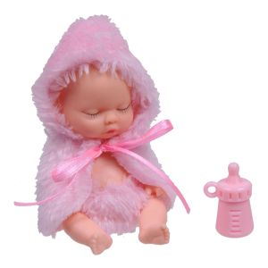 Кукла бебе - с розова наметка и прозрачна топка
