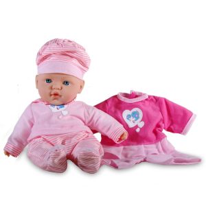 Кукла бебе - със звук + дрехи