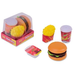 Детски комплект - хамбургер - 4 части