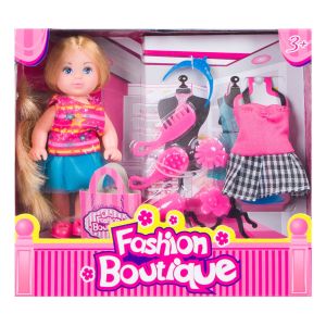 Детски комплект - кукла с бутик