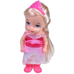 Кукла - принцеса - розова - 12 см.