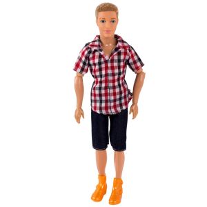 Кукла - манекен - мъж - риза и бермуди - 31 см.