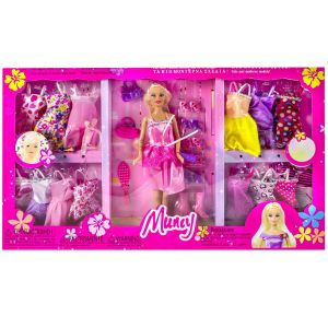 Кукла - манекен - с 15 рокли и аксесоари