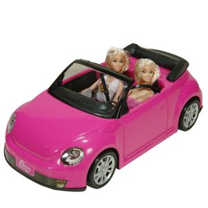 2 кукли - с автомобил - със звук и светлини