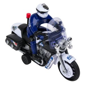 Играчка - полицай моторист - със звук и светлини