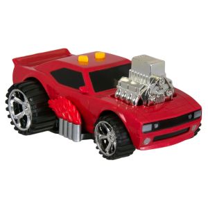 Състезателен автомобил - червен - със звук и светлини