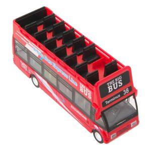 Автобус - двуетажен - червен - със звук и светлини
