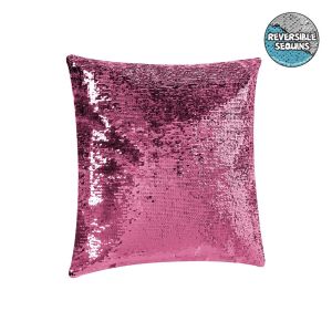 Декоративна възглавница - магически пайети - розово и сребристо - 43 х 43 см.