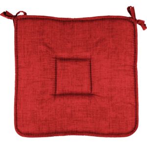 Декоративна възглавница за стол - червена - 39 х 39 см.