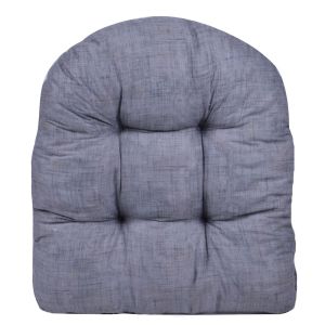 Декоративна възглавница за стол - сива - 45 х 50 см.