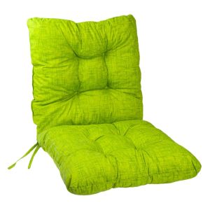 Възглавница за стол - с облегалка - зелена - 50 х 100 см.