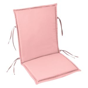 Възглавница за стол - с облегалка - розова - 43 х 93 см.