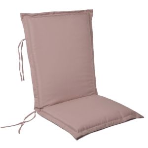 Възглавница за стол - с облегалка - кафяво и бежово - 43 х 93 см.