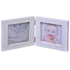 Рамка за снимка - бебе - с отпечатък - 9.2 х 9.2 см.
