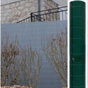Градинска ограда - пластмасова - зелена - 1 х 3 м.