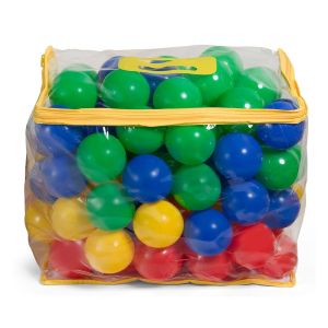 Разноцветни топчета - пластмасови - 7 см. - 100 бр.