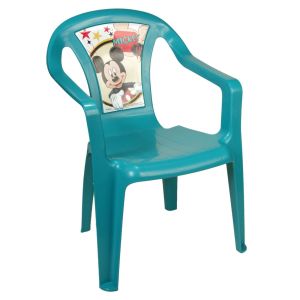 Детско пластмасово столче - MICKEY - синьо