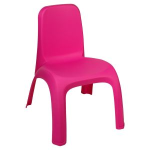 Детско пластмасово столче - розово
