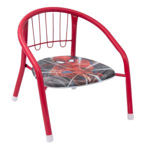 Детски стол - метален - червен - SPIDERMAN