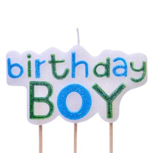Свещ за торта - BIRTHDAY BOY