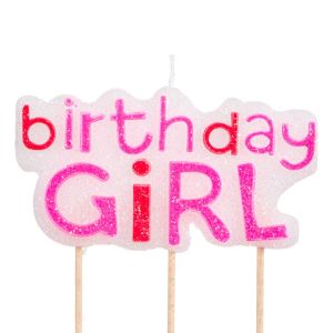 Свещ за торта - BIRTHDAY GIRL