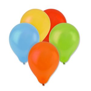 Парти балони - цветни - 23 см. - 10 бр.