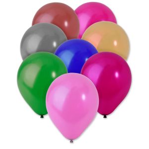 Парти балони - цветни - 30 см. - 8 бр.