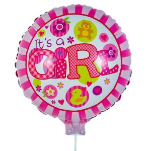 Парти балон - It's a Girl - 42 х 30 см.