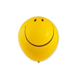 Парти балон - Emoji - жълт - 90 см.