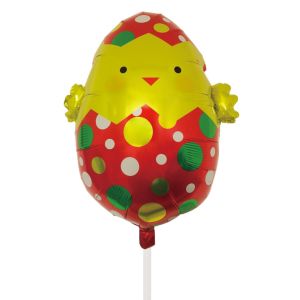 Парти балон - великденско яйце с пиленце - 51 х 59 см.