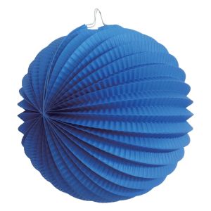 Парти декоративна топка - синя - 20 см.
