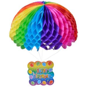 Парти декорация - балон с горещ въздух - Happy Birthday
