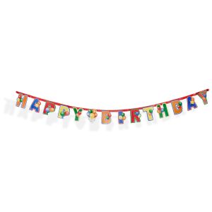 Парти гирлянд - цветни букви - Happy Birthday - 213 см.